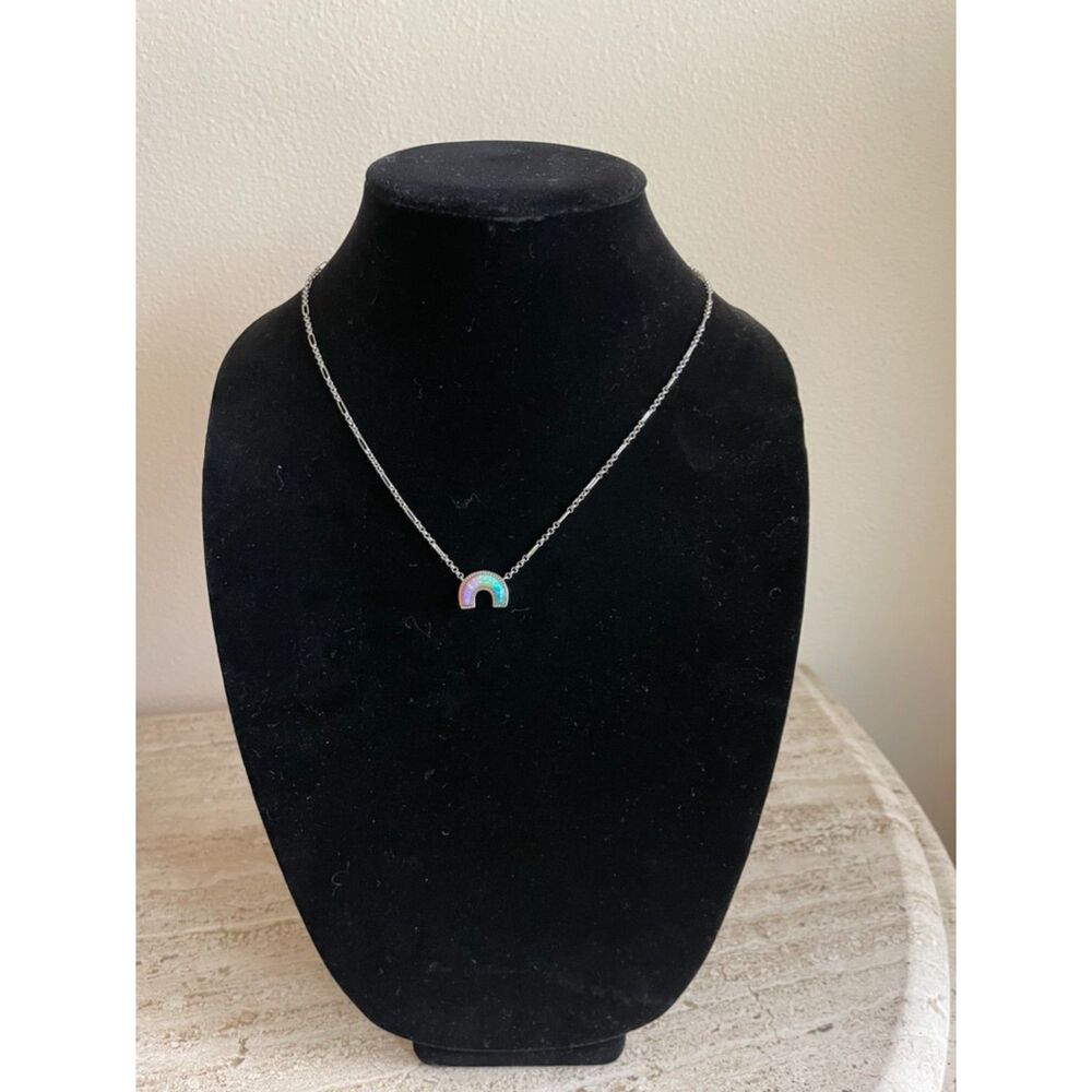 Silver Tone Kendra Scott Rainbow Necklace